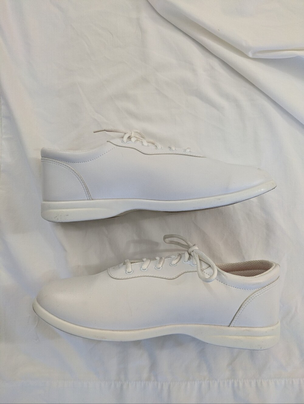 Unisex White Speedsters Marching Band Color Guard Shoes Sneakers